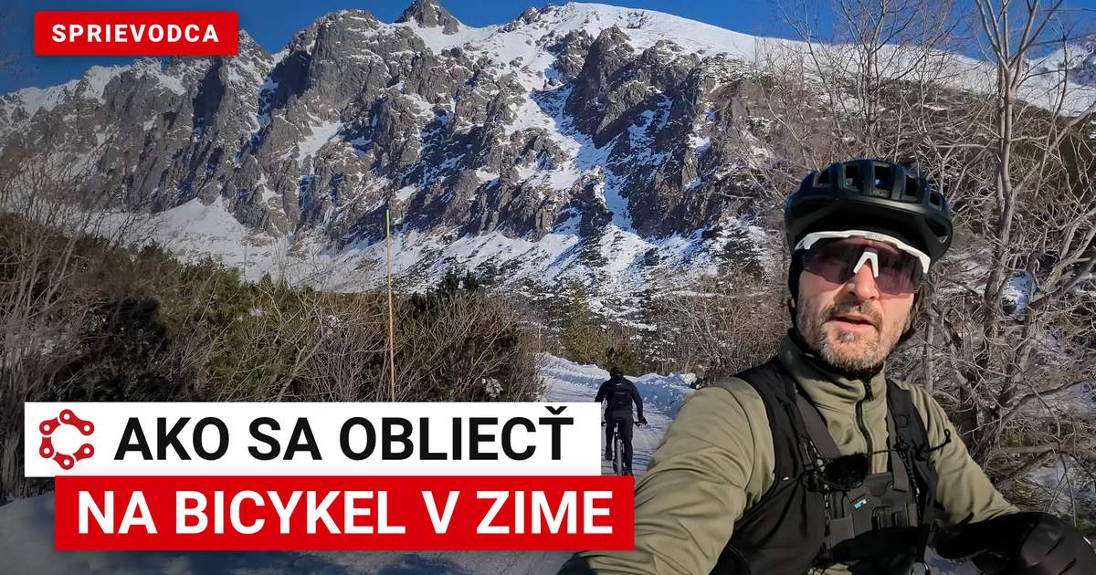 Ako sa obliecť na bicykel v zime - zimné cyklistické oblečenie